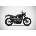 ZARD Full CONICAL HIGH MOUNT Exhaust for Triumph Street Scrambler ZARD Full CONICAL HIGH MOUNT Exhaust for Triumph Street Scrambler